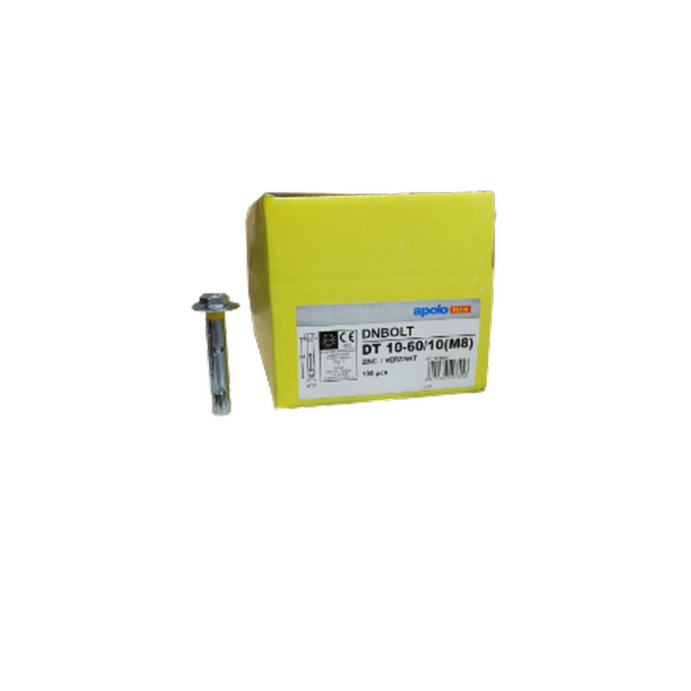 Caja de Anclaje Metálico con Tornillo Hexagonal Ø12 50 ud