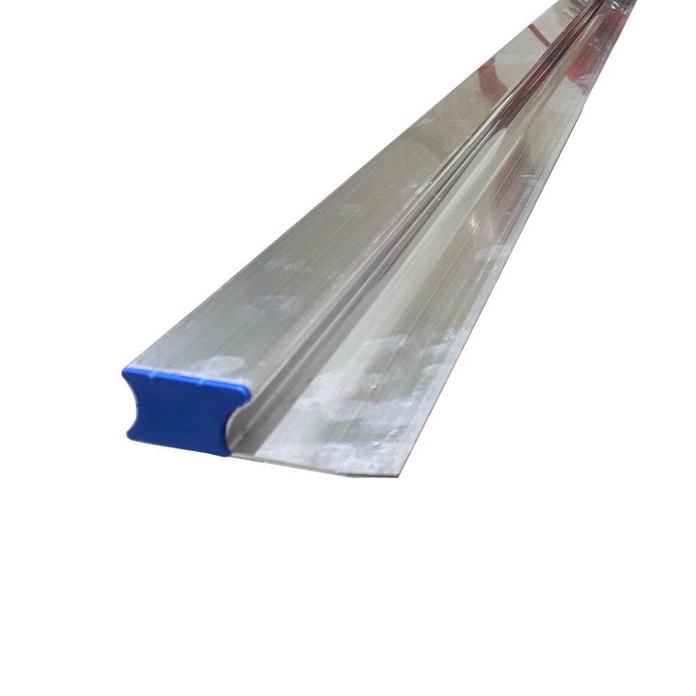 Regla H Cerrada Aluminio con Bordes Diagonales 1,5 mt