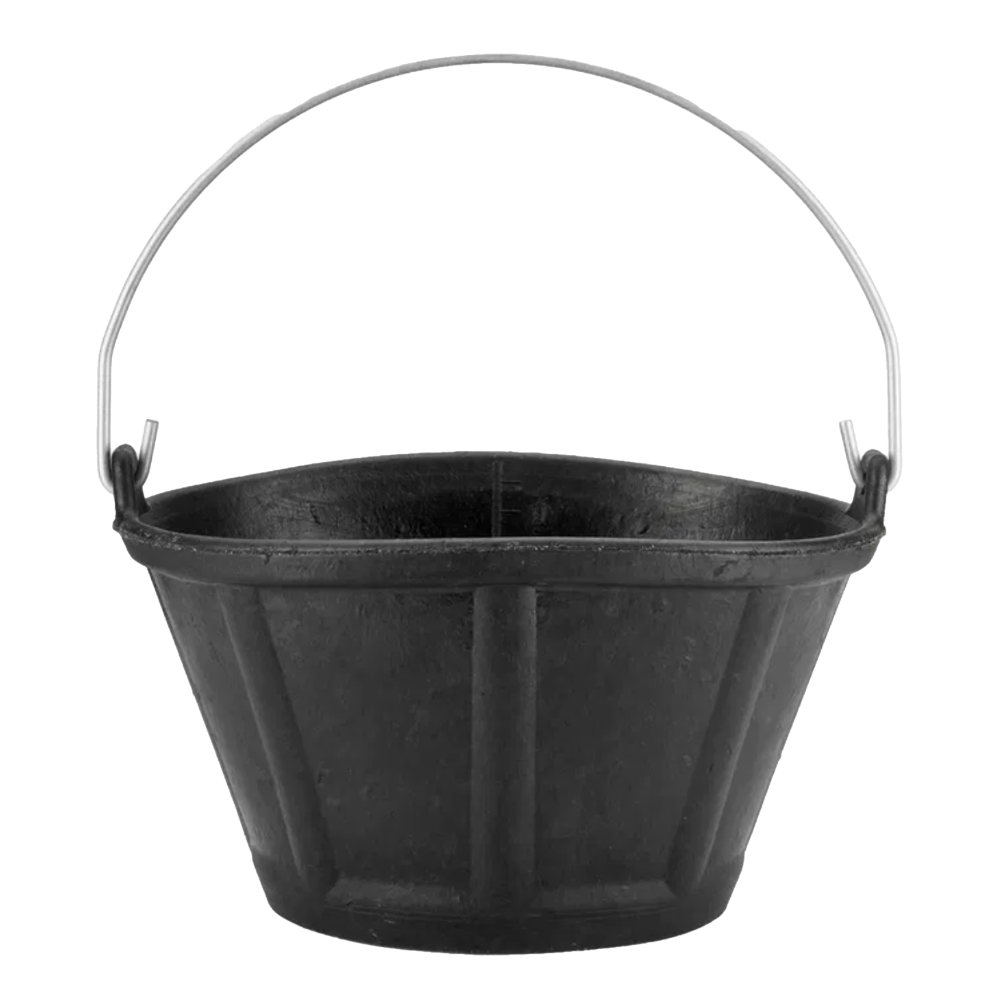 Cubo de Caucho Italiano 10 Litros Ref. BKC10BM