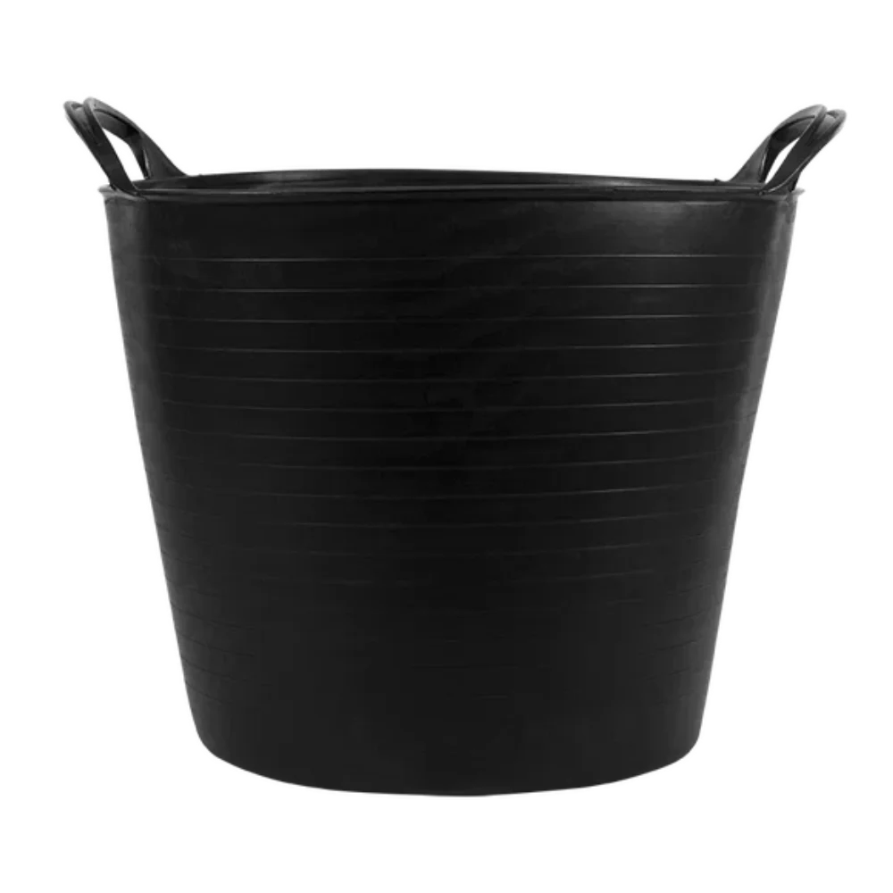 Capazo Negro de Plastico 26 L Ref. BKT26BP