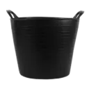 Capazo Negro de Plastico 26 L Ref. BKT26BP