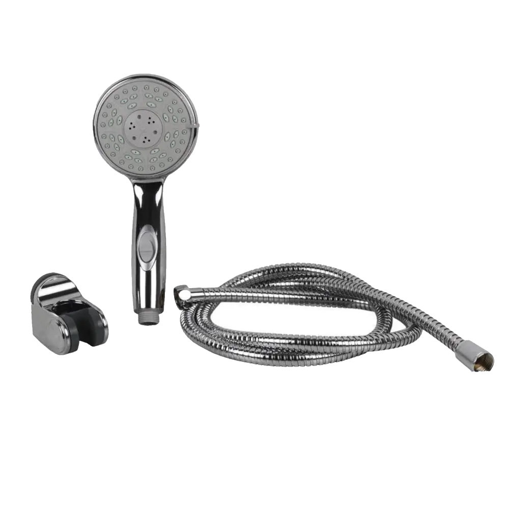 Kit de Ducha 5 Funciones (Mango + Flexo + Colgador) Ref. 42001134