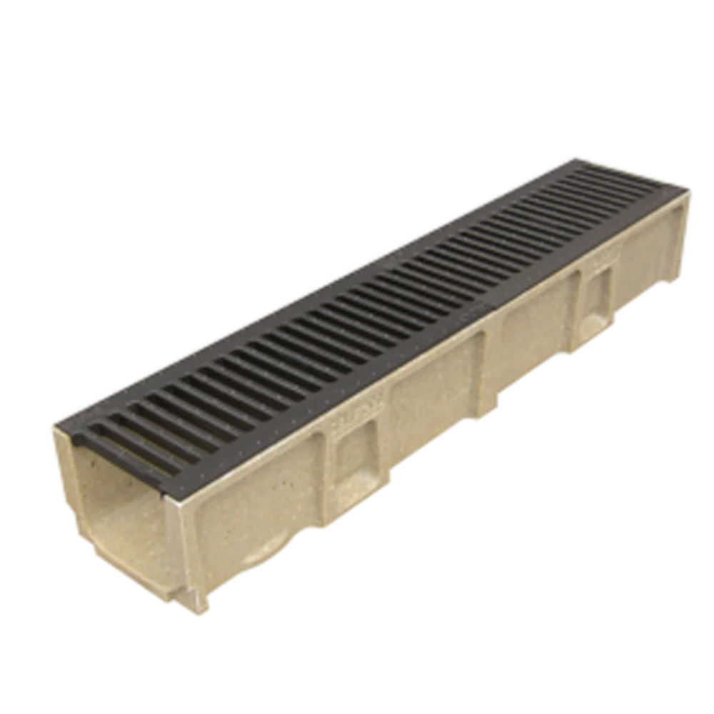 Canal SuiSelf 150 con Rejilla Pasarela  Fundición 1000x190x140 mm Ref. CHP1914RF