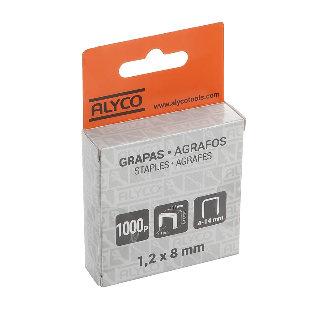 Caja de 1000 Grapas Tipo U para Grapadora 3 en 1 Ref.171280