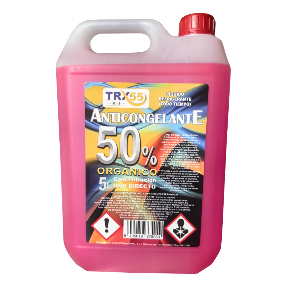 Anticongelante TRX 5 Litros 50 % Ref. 353050904