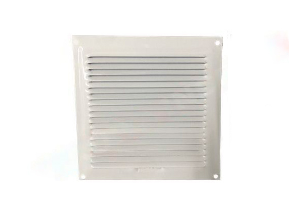 Rejilla de Aluminio Esmaltado Blanco 200 x 200 mm