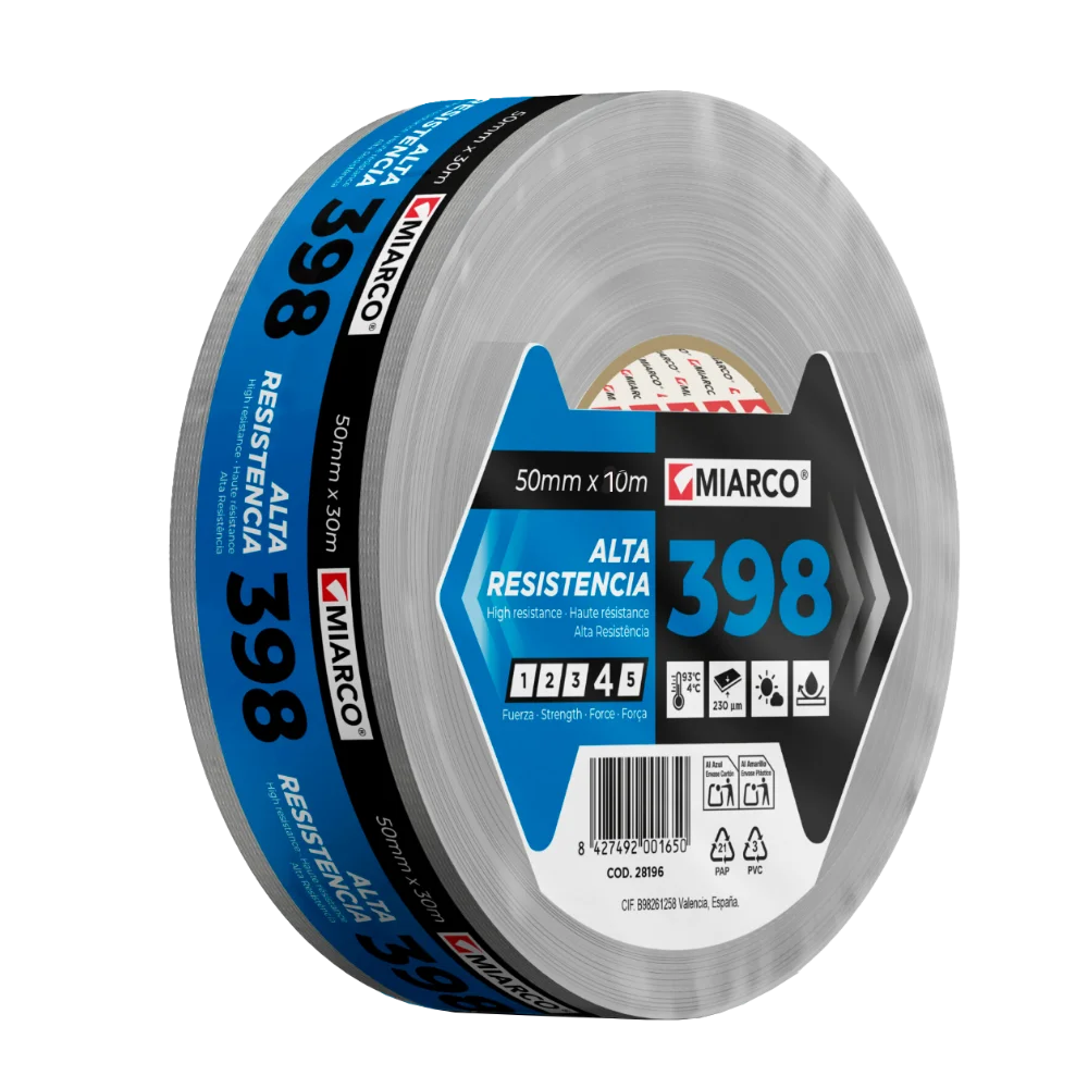 Cinta Americana 398 Extra Resistente 50 mm x 10 mt