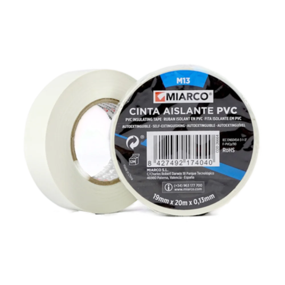 Cinta Aislante PVC M13 19 mm x 20 mt