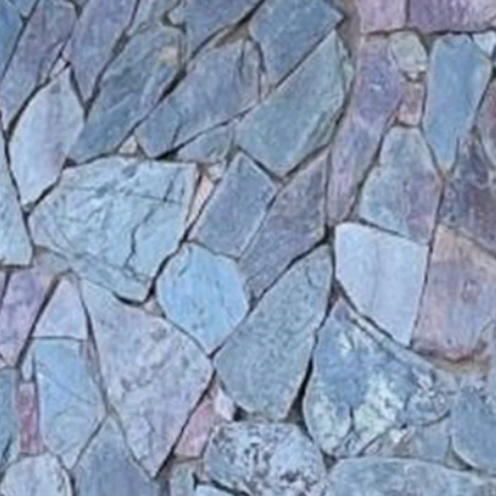 M2 Piedra Irregular Mixta Rosa/Azul