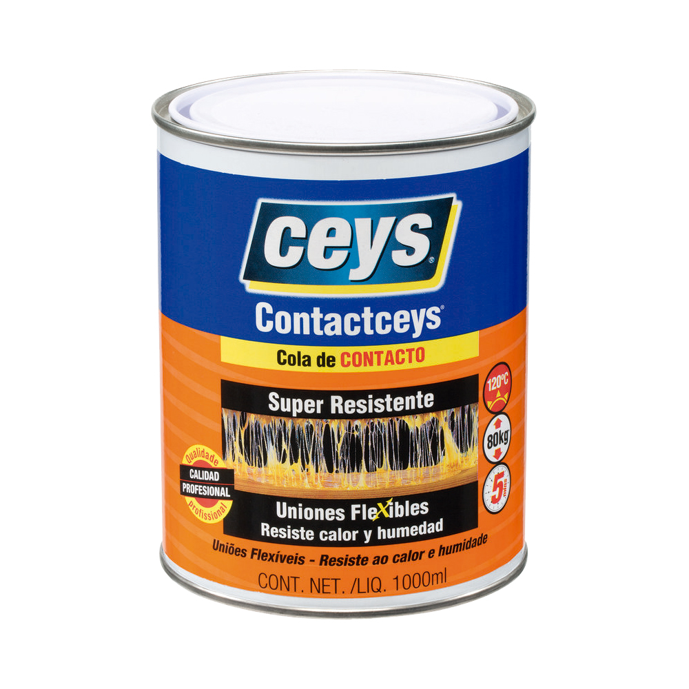 Adhesivo de Contacto Contactceys Super Resistente 1 Litro Ref. 503502