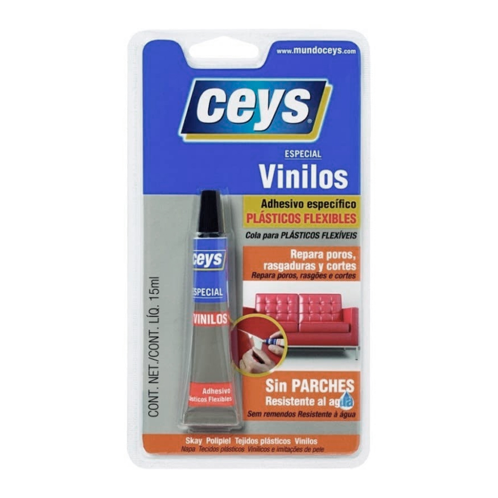 Adhesivo Plásticos Flexibles Vinilceys 15 ml Ref. 501028