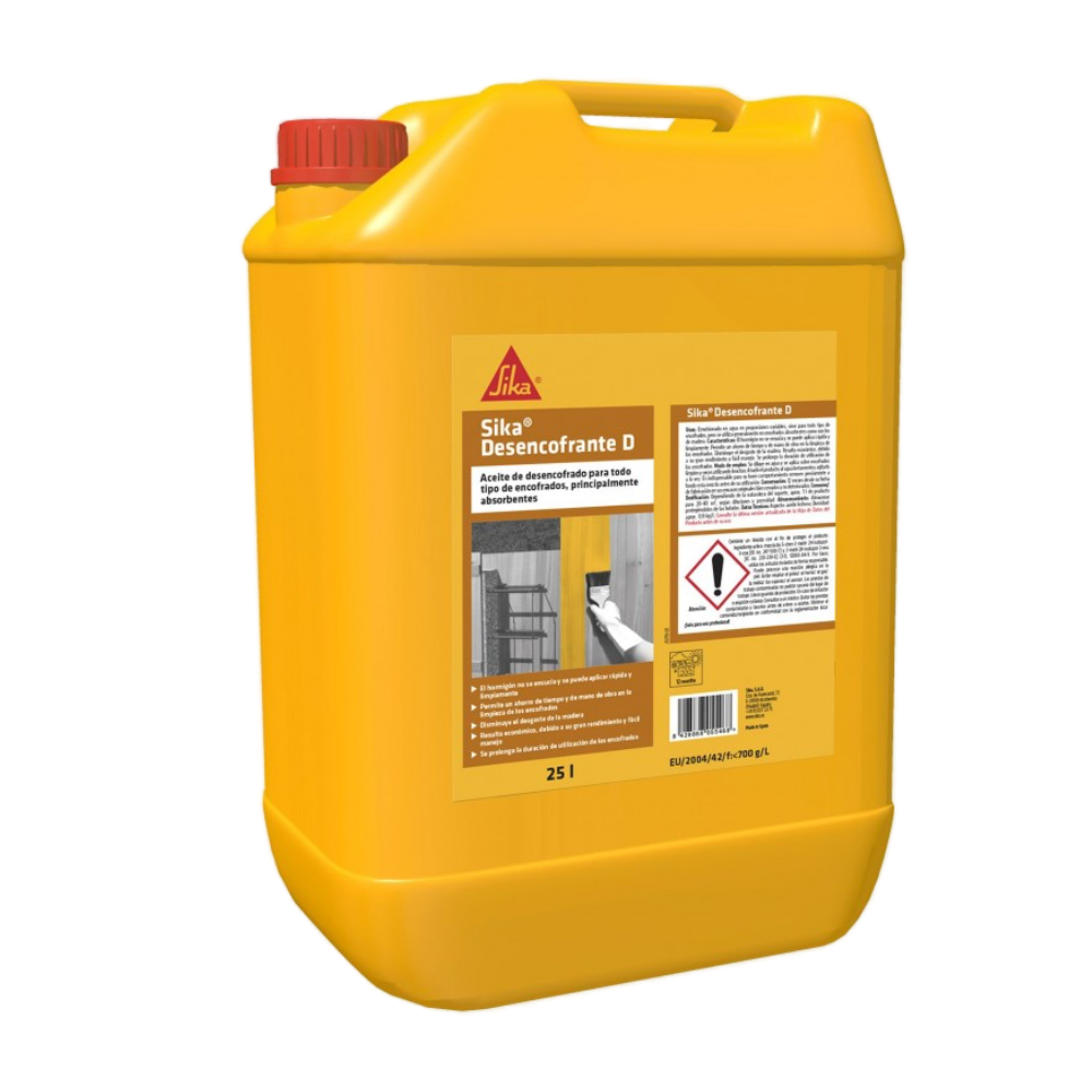 Sika Desencofrante D Aceite de Desencofrado 25 Litros