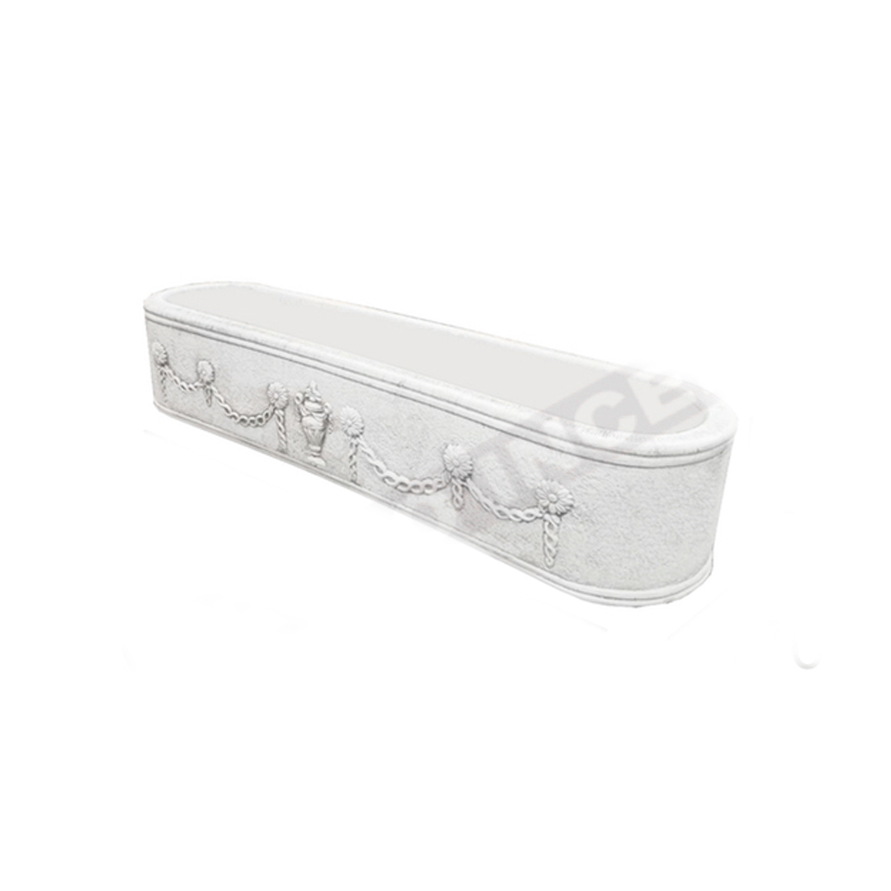 Jardinera Guirnalda Blanca