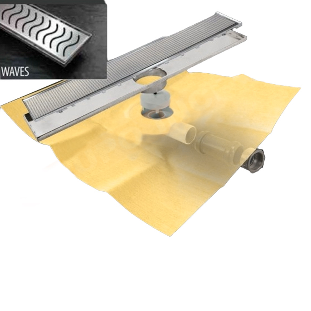 Rejilla Lineal Flat 60 Waves Dry-50