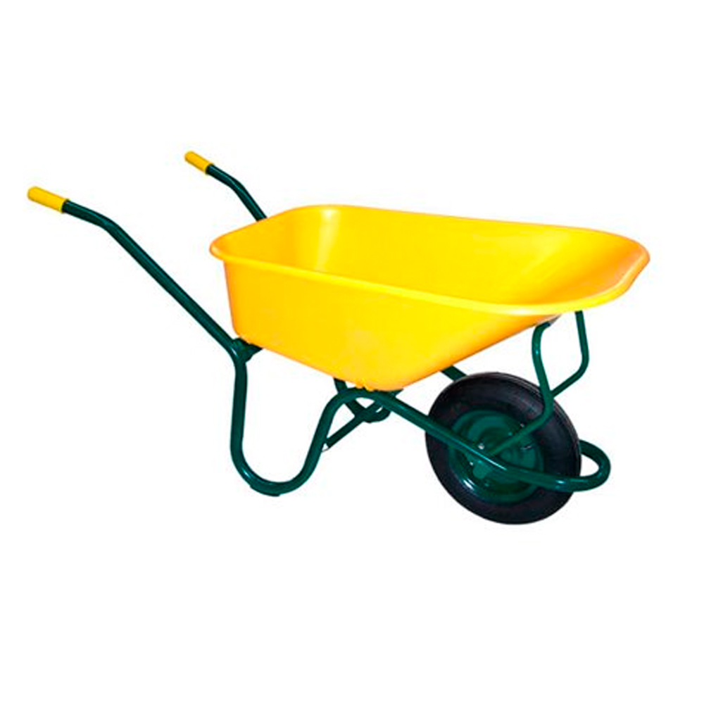 Carretilla Nylon Amarillo 100 Litros 