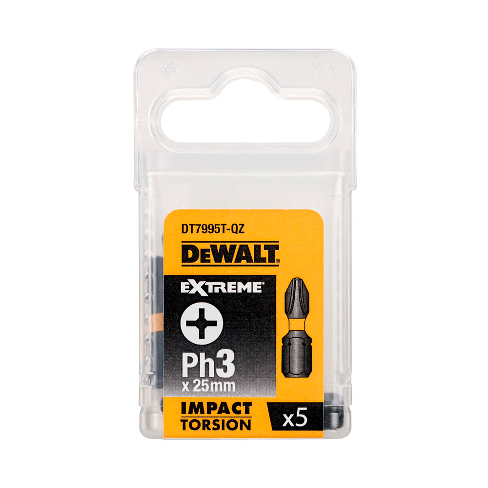 Punta Torsión de Impacto PH 3 (+) 25 mm Ref. DT7995T-QZ