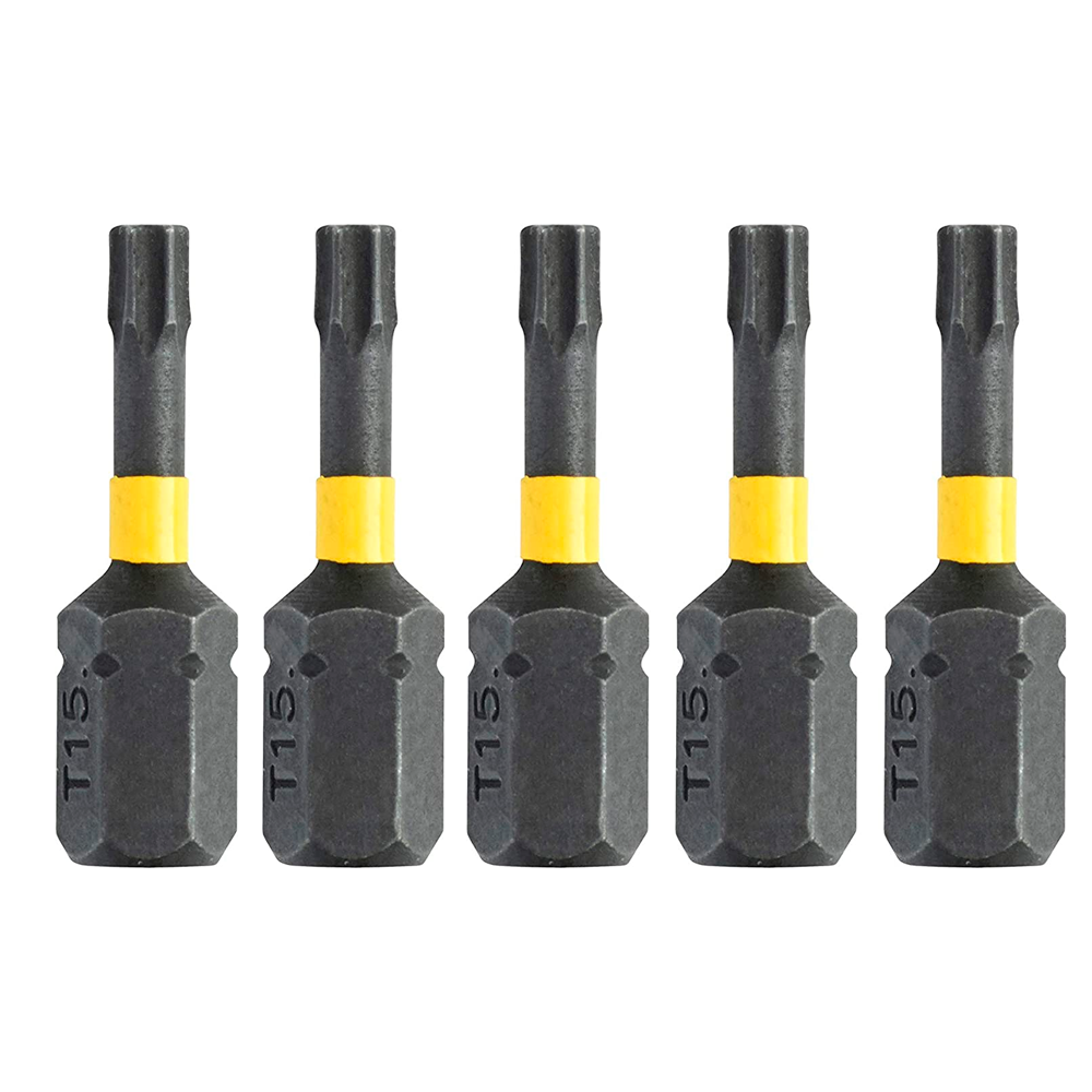 Punta Torsión de Impacto Torx 15 (✡) 25 mm Ref. DT7380T-QZ
