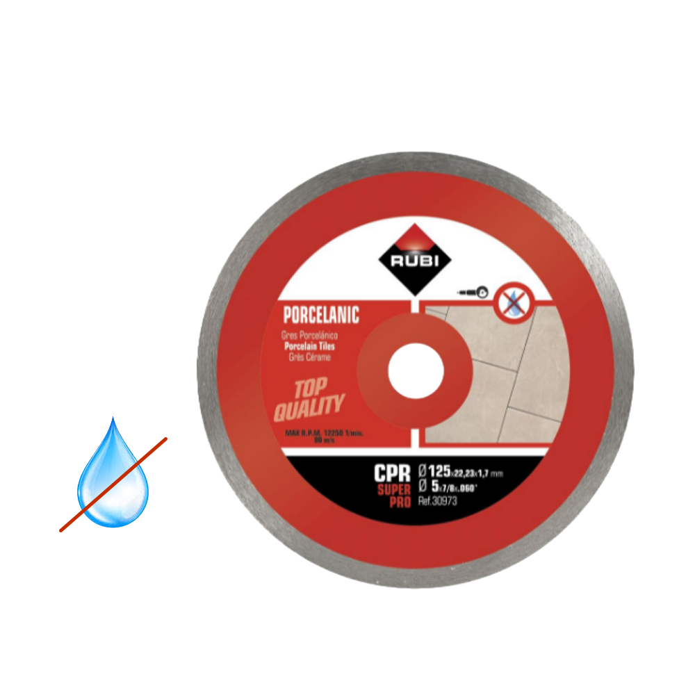 Disco de Corte Continuo para Porcelánico CPR Super Pro 115 mm Ref. 30972