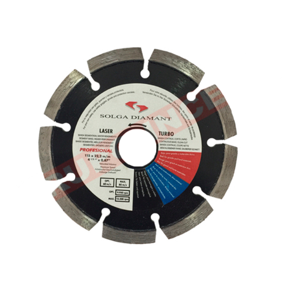 Disco Láser Banda Negra 115 mm