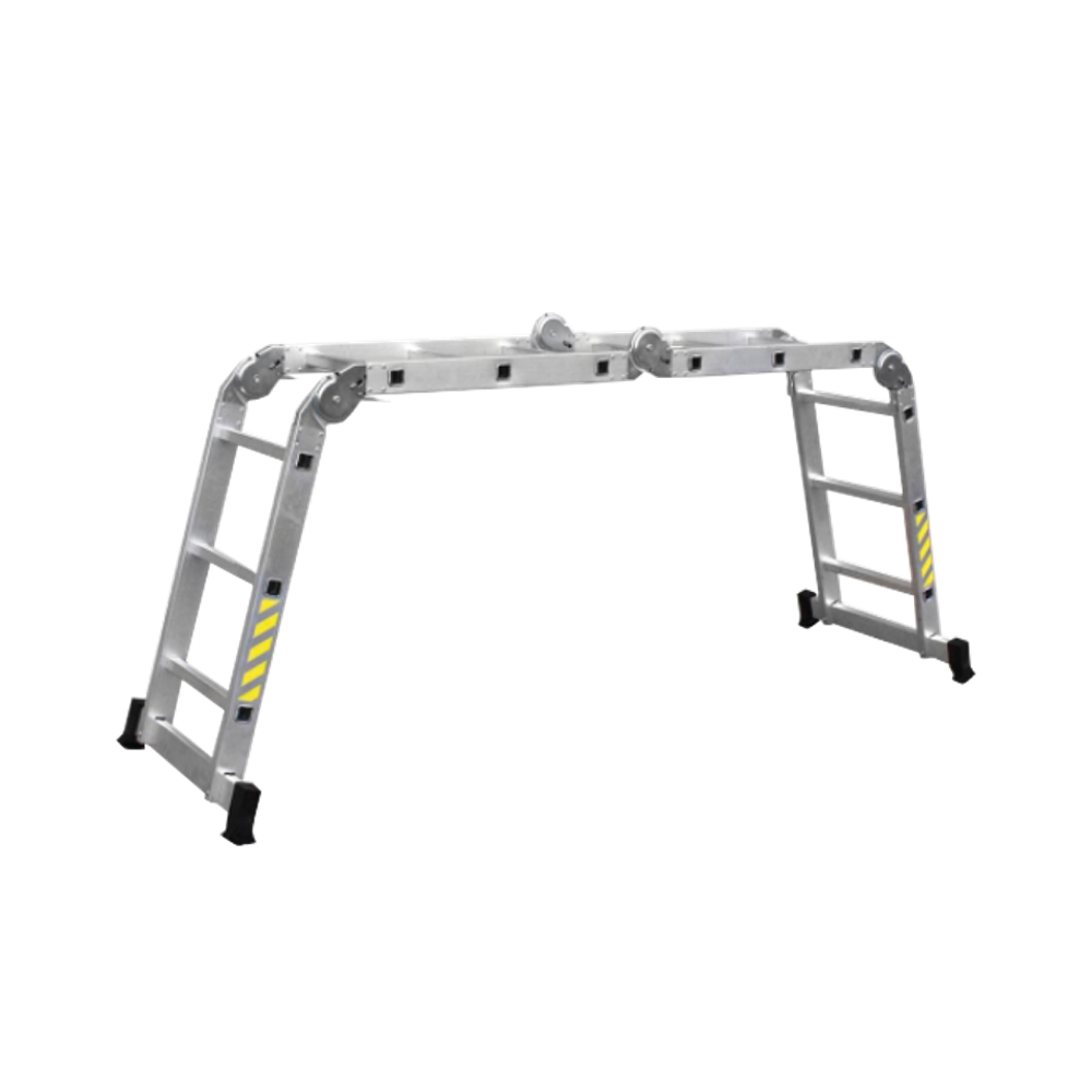 Escalera multiusos aluminio 4x3 peldaños 3,25 mts  Ref: 9401060