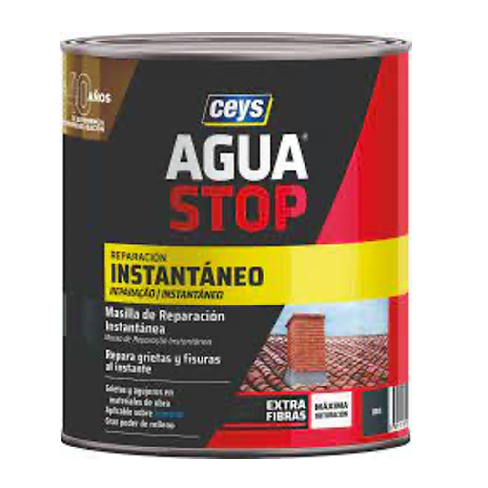 AguaStop Impermeabilizante Masilla Gris 1 Kg Ref. 902801