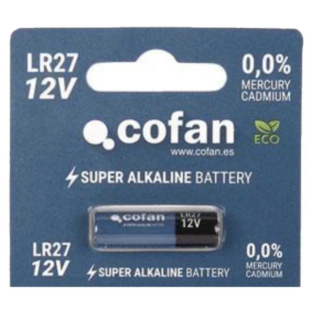 Pila alcalina Cofan 27A Ref. 50002008