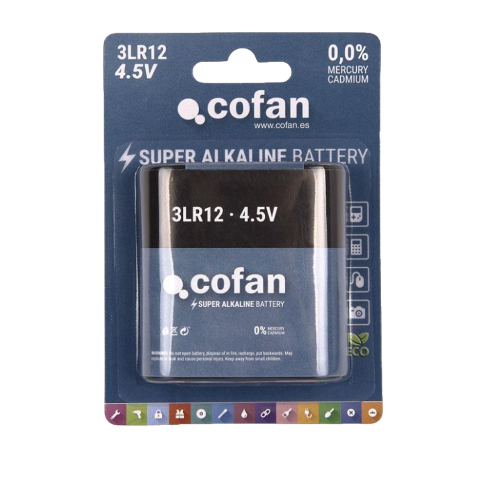 Pila alcalina Cofan 3LR12  Ref: 50002006