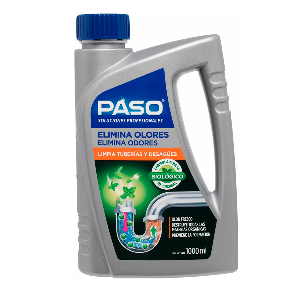 Paso Elimina Olores y Limpiatuberias 1 Litro Ref. 705012
