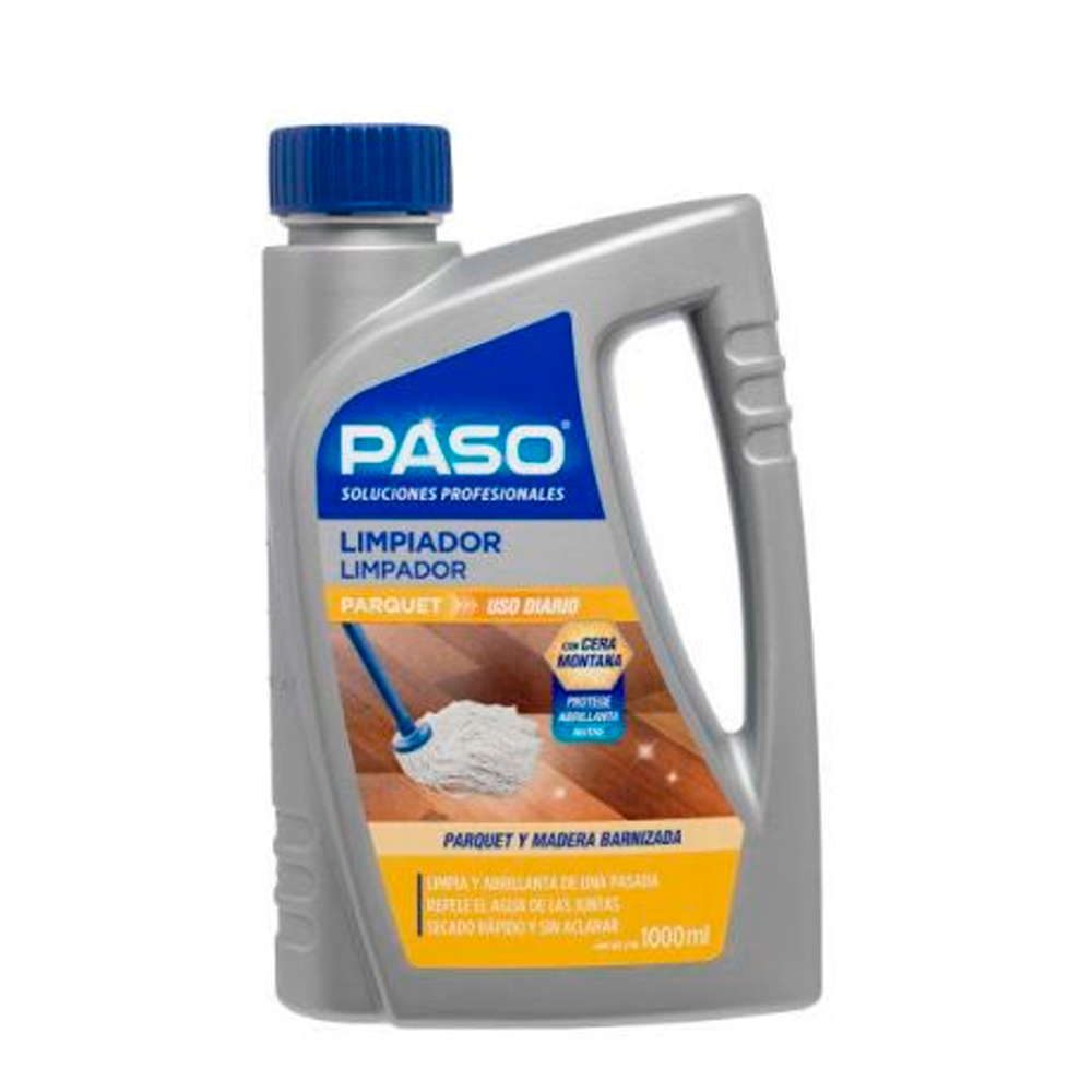 Paso Limpiador Abrillantador Parquet  1 Litro Ref. 700313