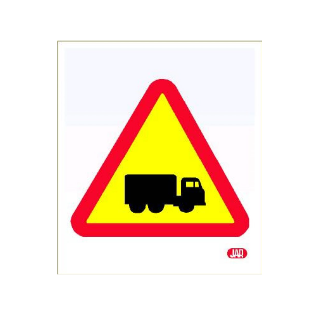 Señal Bolsa de plástico peligro de camiones  Ref: REF:015