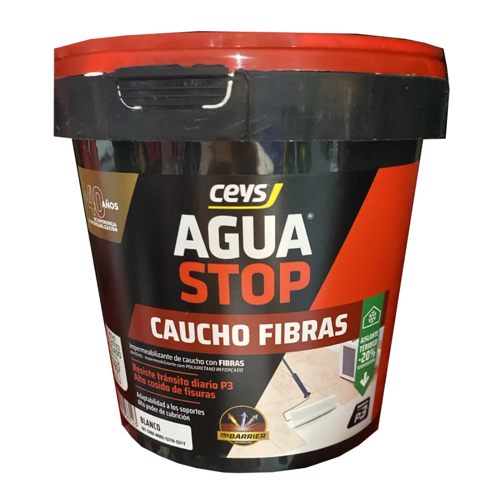 AguaStop Caucho Fibras 1 Kg