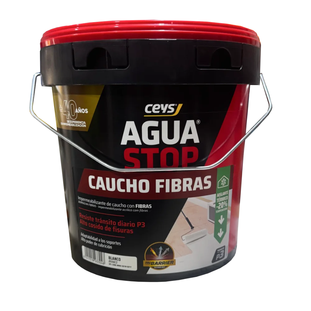 AguaStop Caucho Fibras 5 Kg
