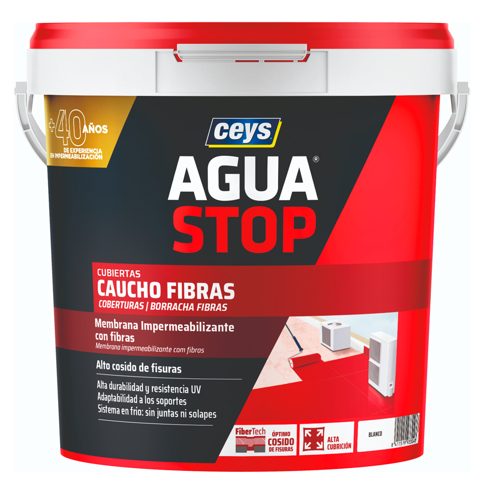 AguaStop Caucho Fibras 5 Kg