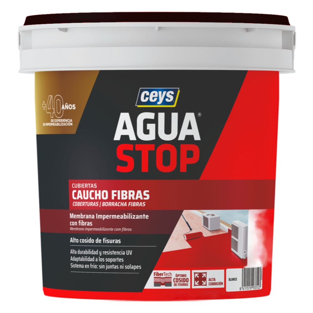 AguaStop Caucho Fibras 5 Kg