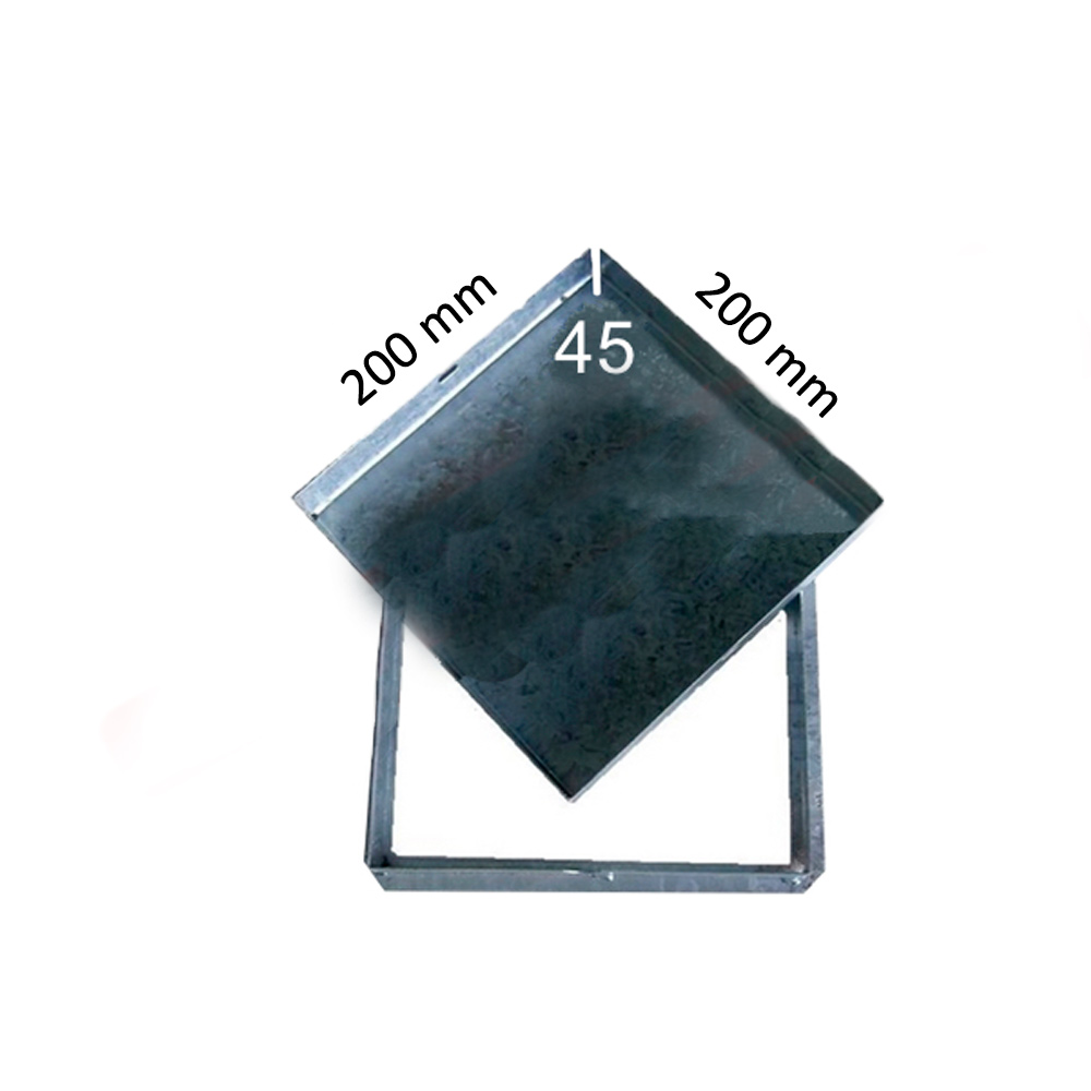Tapa Embaldosar Reversible Acero Galvanizado
