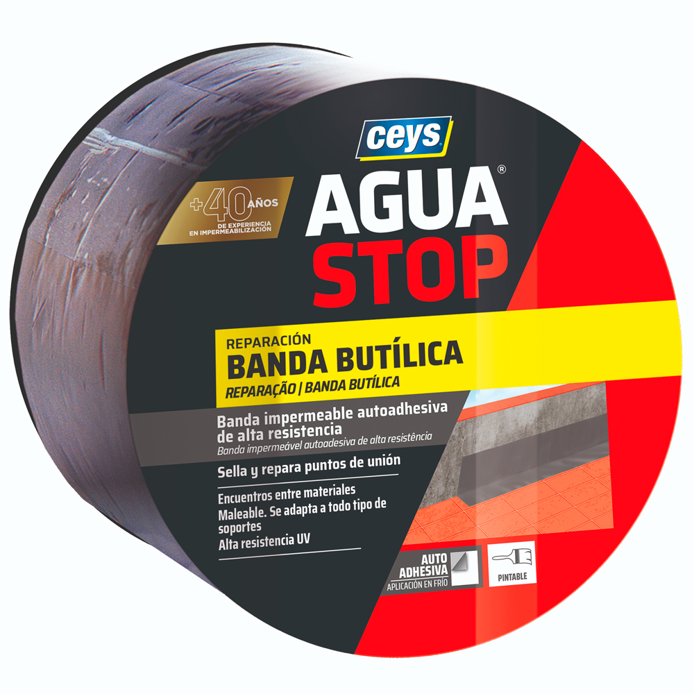 AguaStop Banda Butílica Gris