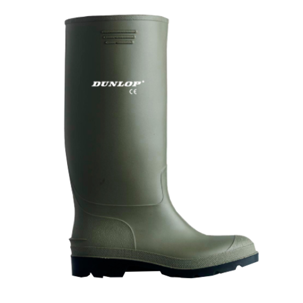 Bota de Agua Seguridad Caña Alta Verde Dunlop Ref. 142VPV
