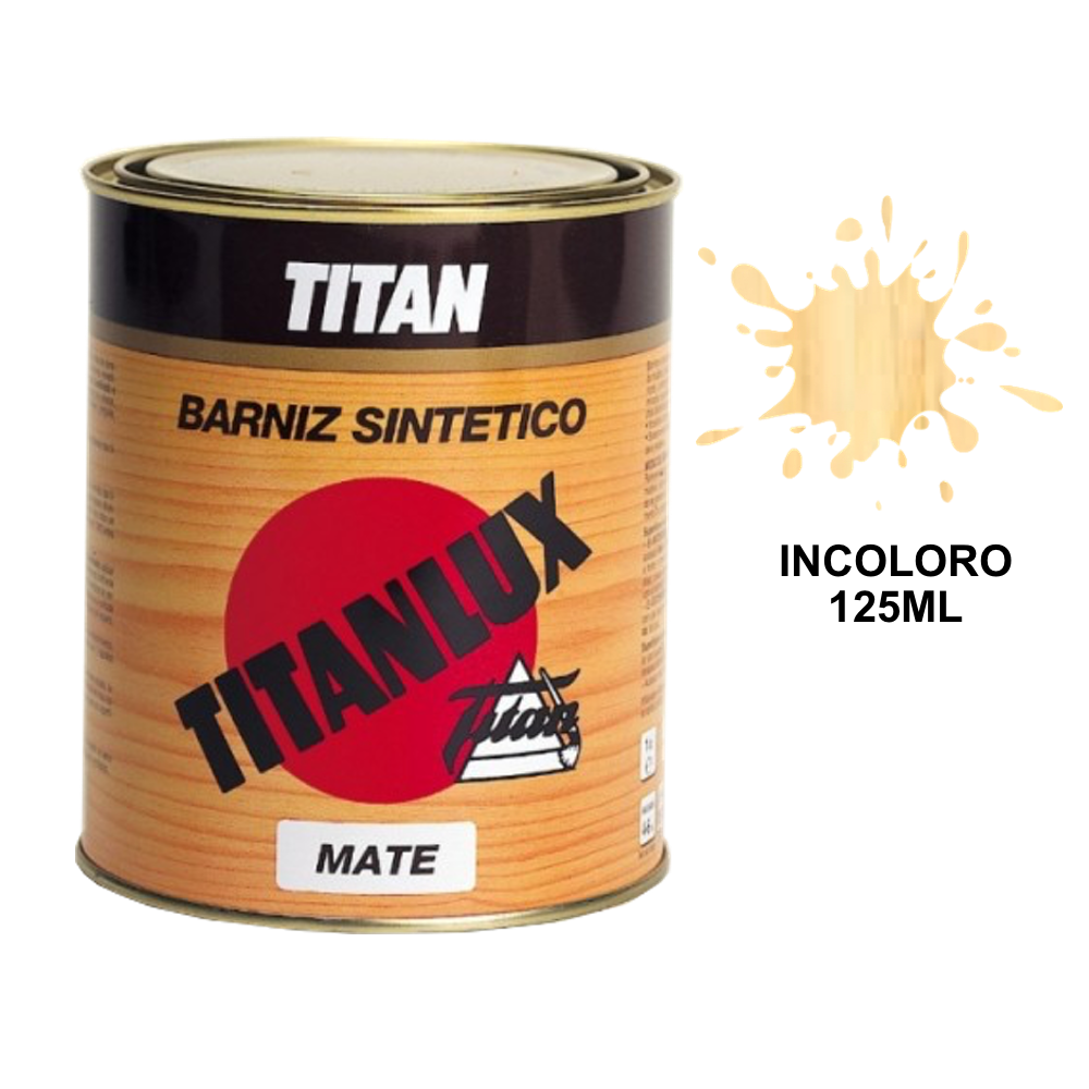 Titanlux Barniz Sintético Mate Incoloro 036 375 ml