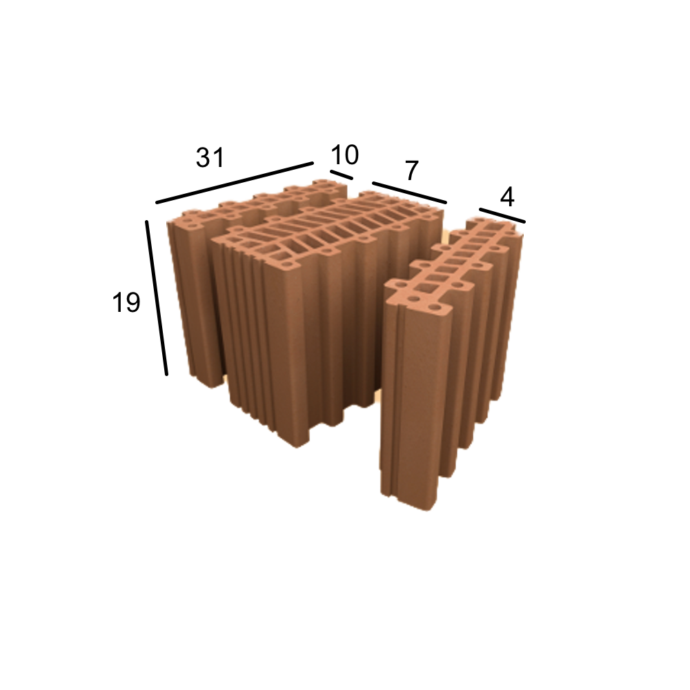 Pieza de Ajuste Termobrick Ceranor