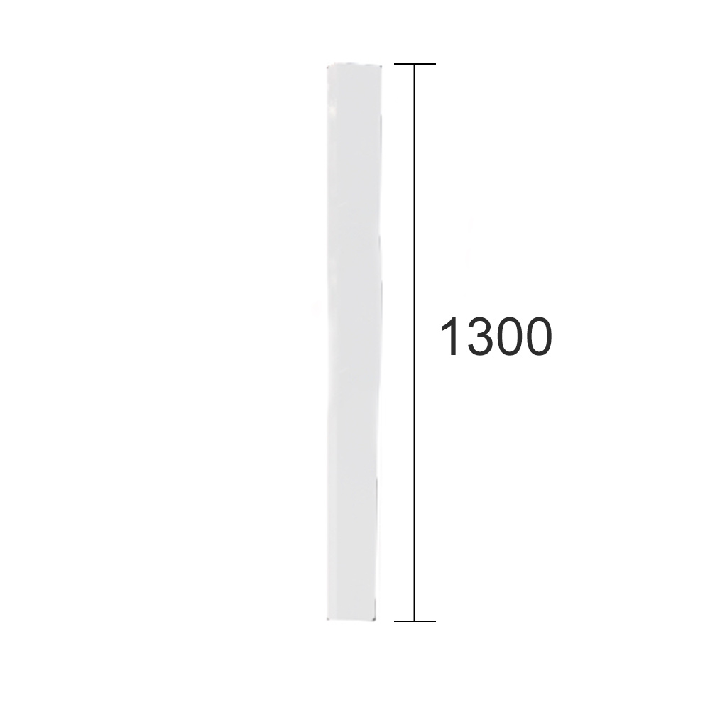 Poste Rectangular Blanco