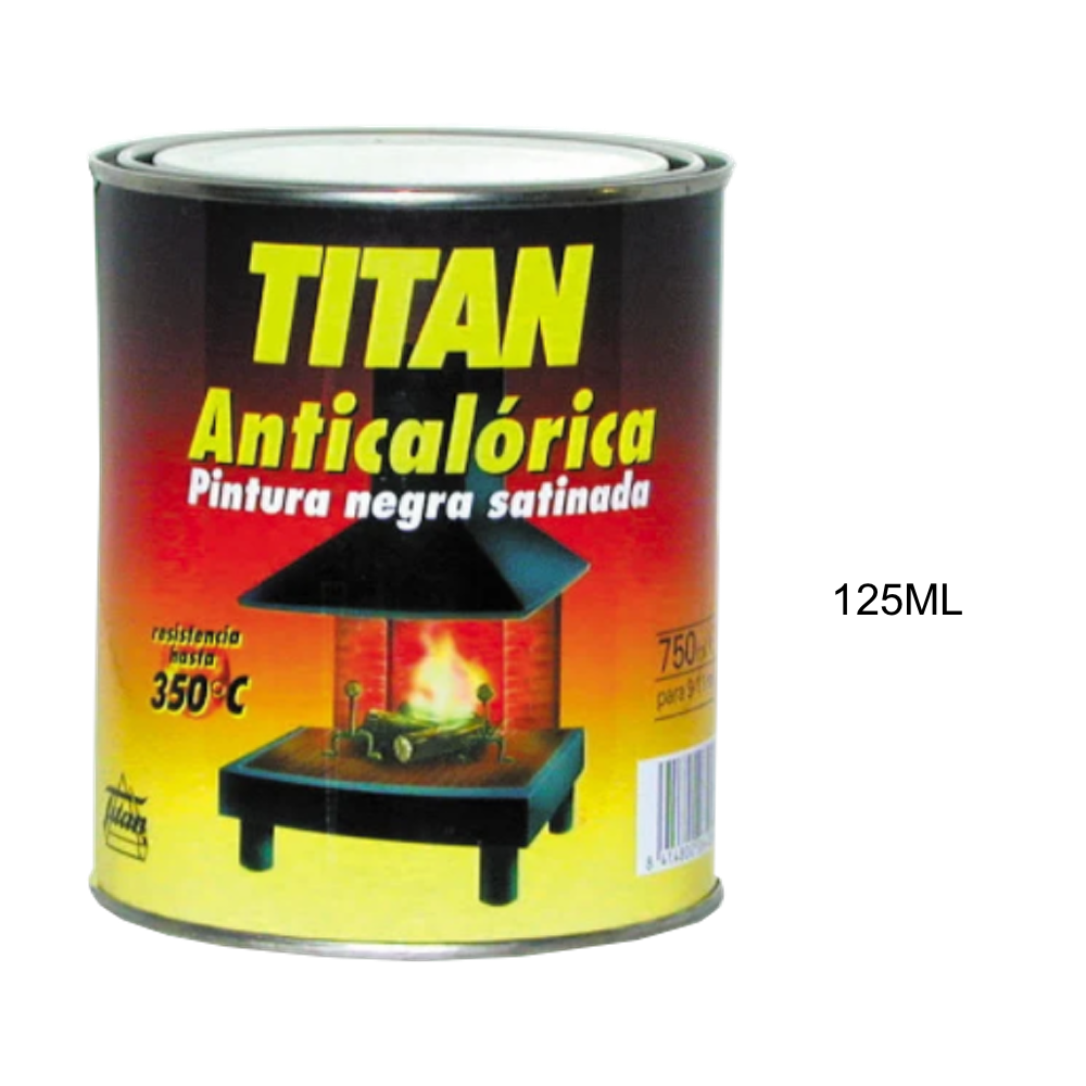 Titan Pintura Anticalórica Satinado Negro 01C