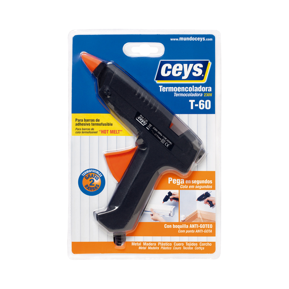 Pistola termofusible T-60 Ref. 507103