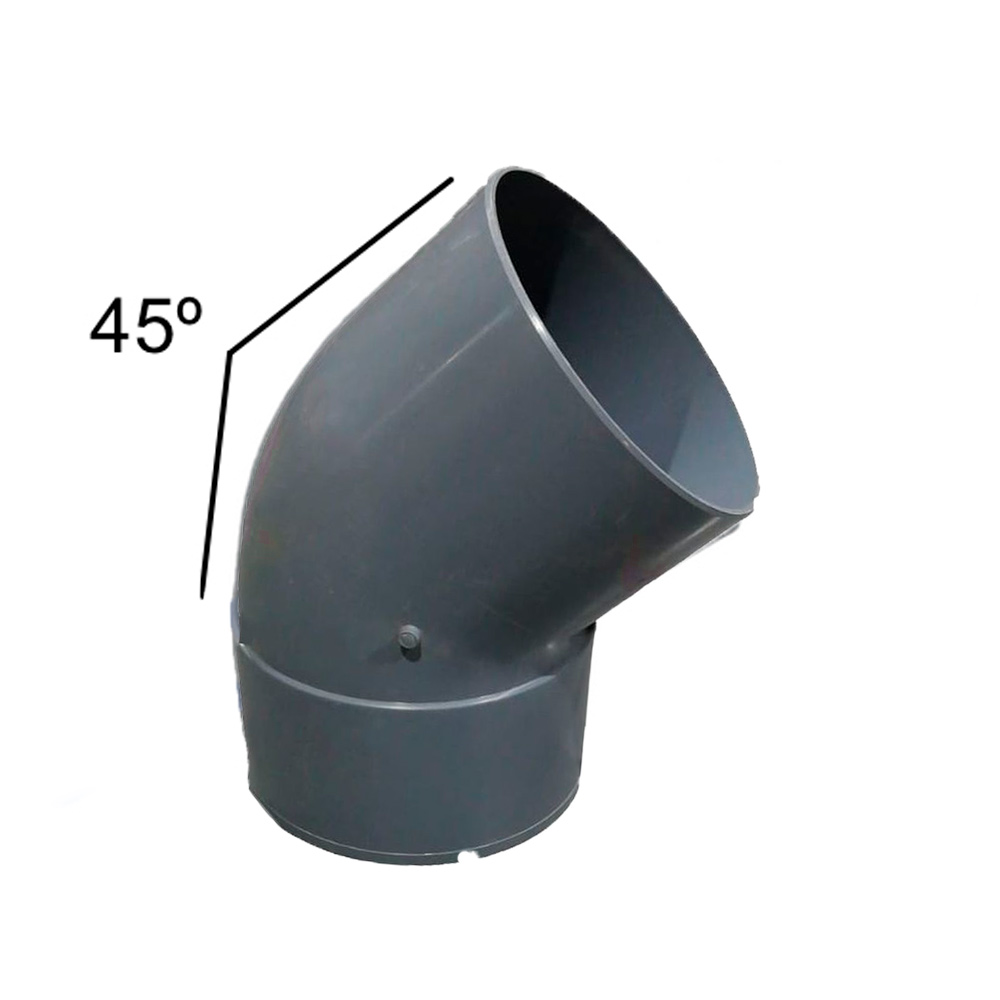 Codo PVC macho-hembra  45 º