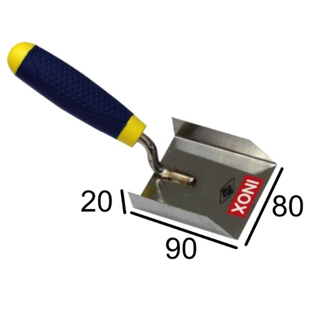 Esquinero Cuadrado Inox 80x90x20 mm Ref.SZ-00463