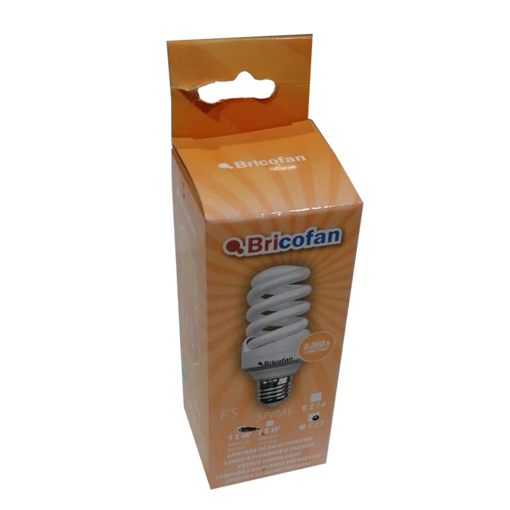 Lampara TRI 6400 espiral E27 