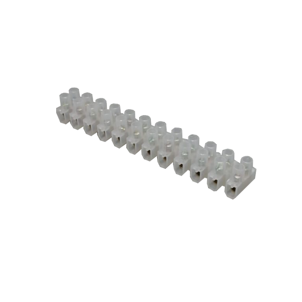 Regleta conexión blanca 6 mm