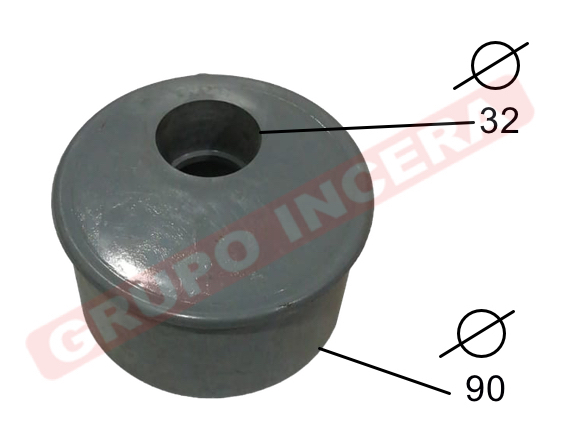 Tapón PVC reducción simple  32 mm