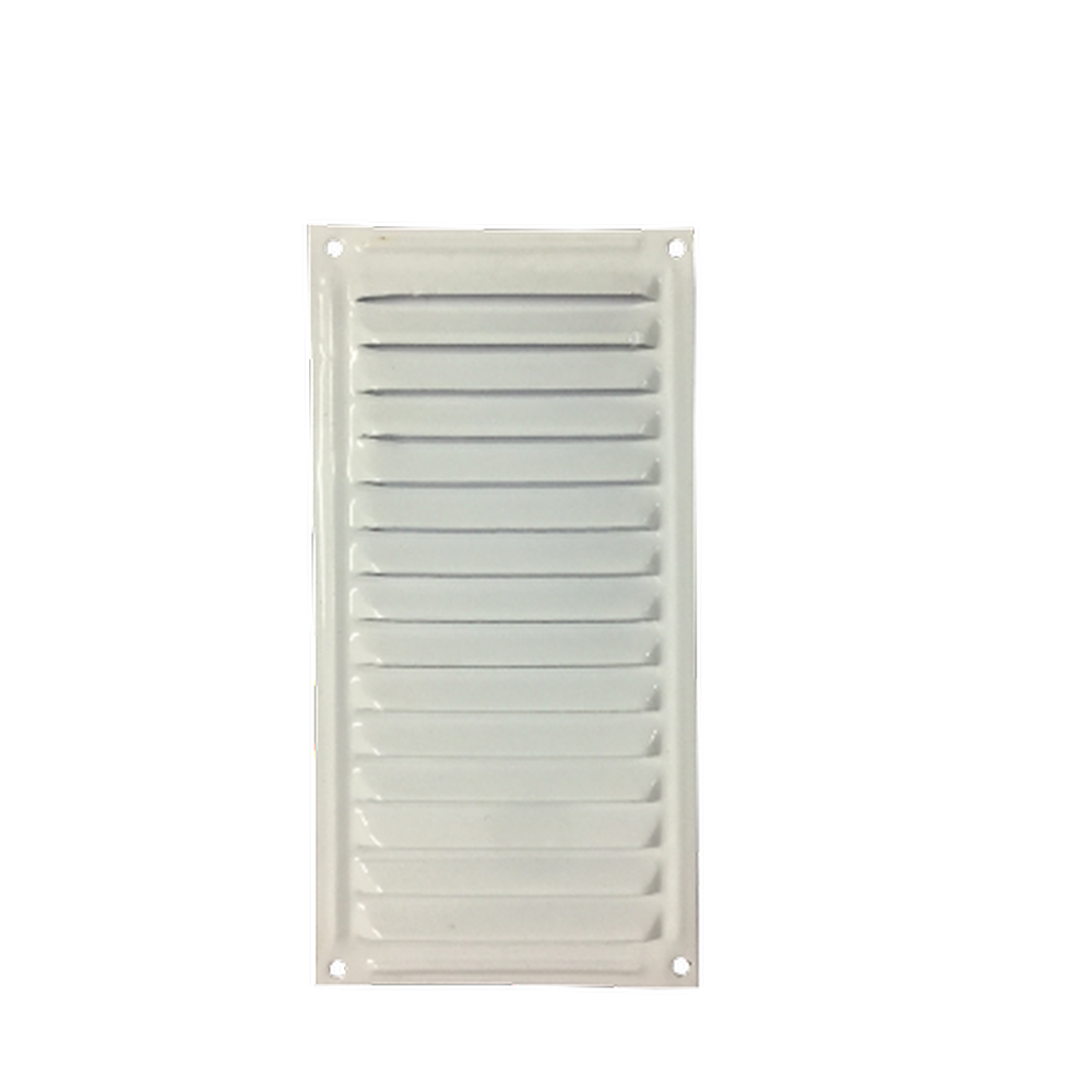 Rejilla aluminio esmaltado blanco