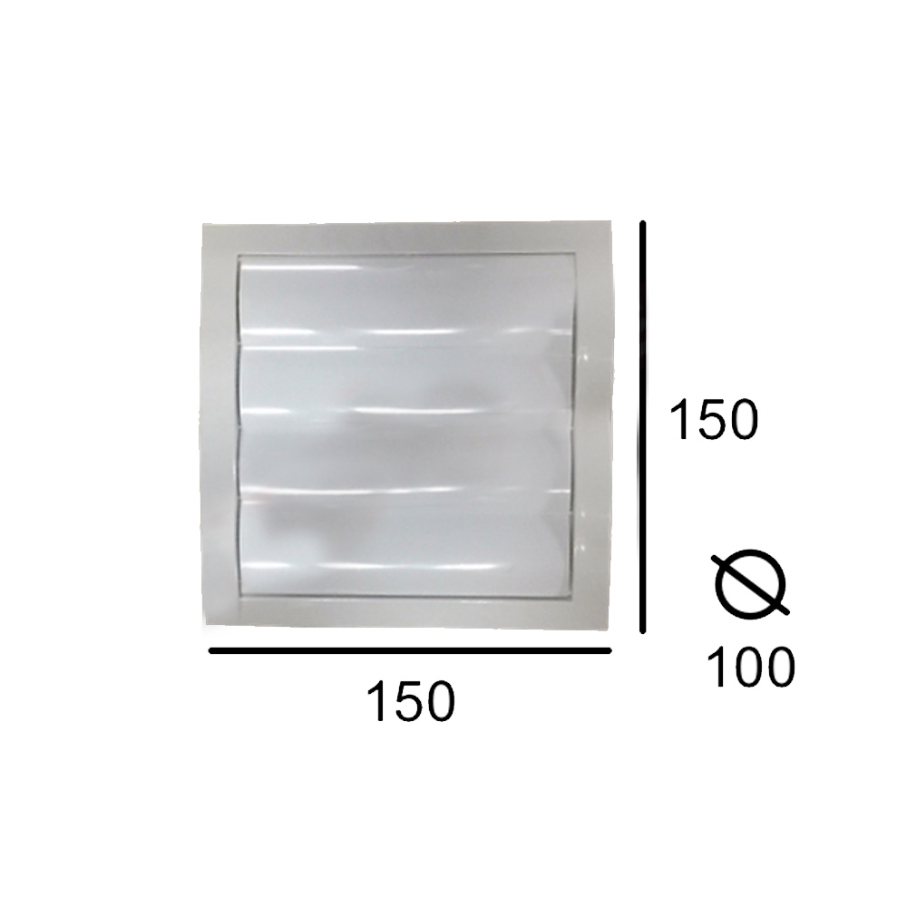 Rejilla con apertura automática en ABS 