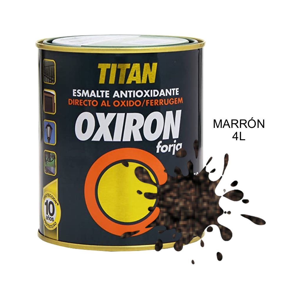 Titan Esmalte Antioxidante Oxiron Forja 020 4 l